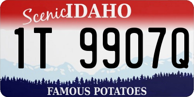 ID license plate 1T9907Q