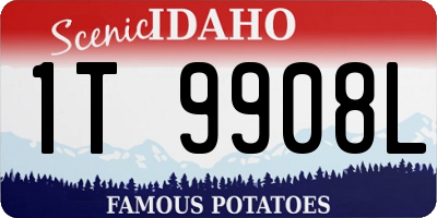 ID license plate 1T9908L