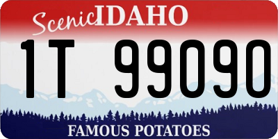 ID license plate 1T9909O