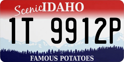 ID license plate 1T9912P