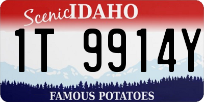 ID license plate 1T9914Y