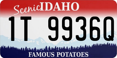 ID license plate 1T9936Q