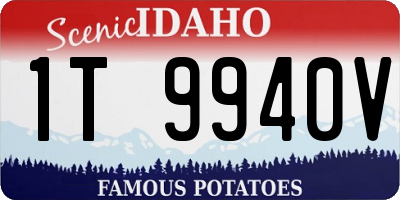ID license plate 1T9940V