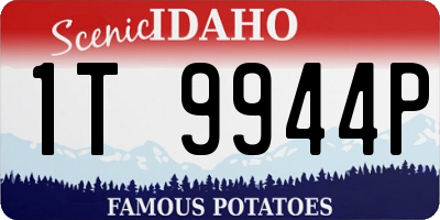 ID license plate 1T9944P