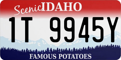 ID license plate 1T9945Y