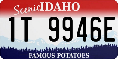 ID license plate 1T9946E