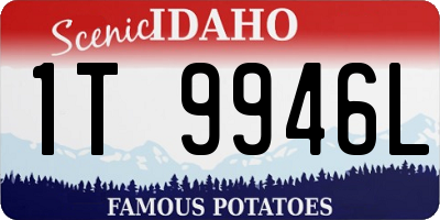 ID license plate 1T9946L