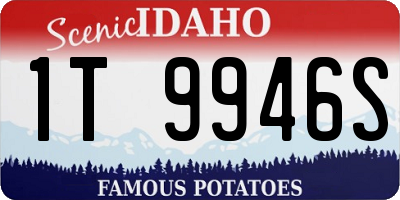 ID license plate 1T9946S