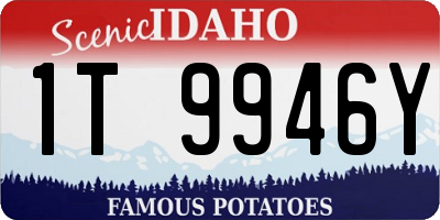 ID license plate 1T9946Y