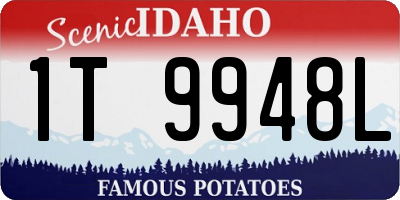 ID license plate 1T9948L