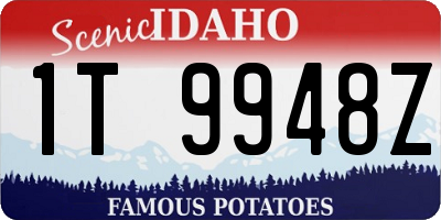 ID license plate 1T9948Z