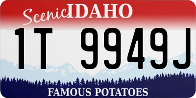 ID license plate 1T9949J