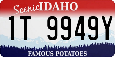 ID license plate 1T9949Y