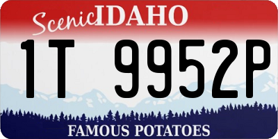 ID license plate 1T9952P
