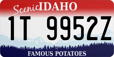 ID license plate 1T9952Z
