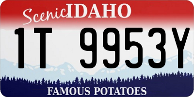 ID license plate 1T9953Y