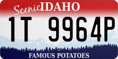 ID license plate 1T9964P