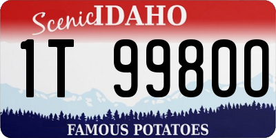 ID license plate 1T9980O