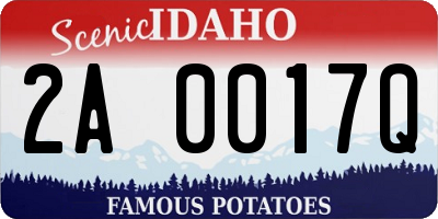 ID license plate 2A0017Q