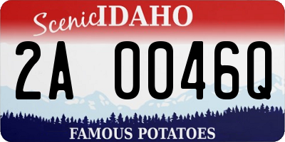 ID license plate 2A0046Q