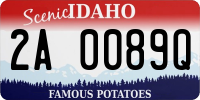 ID license plate 2A0089Q