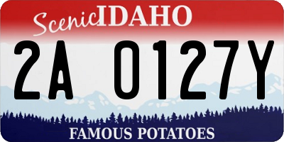ID license plate 2A0127Y