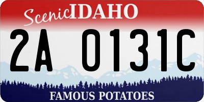 ID license plate 2A0131C