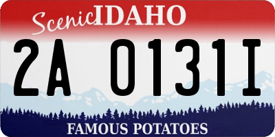 ID license plate 2A0131I