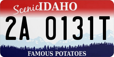 ID license plate 2A0131T