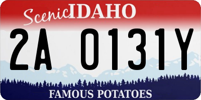 ID license plate 2A0131Y