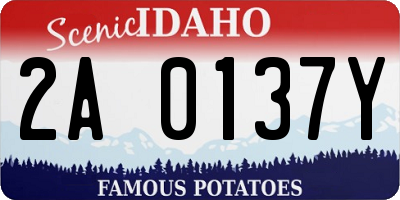 ID license plate 2A0137Y