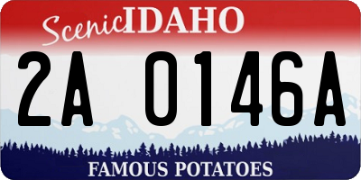 ID license plate 2A0146A