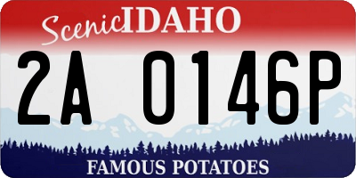 ID license plate 2A0146P