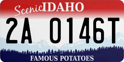 ID license plate 2A0146T