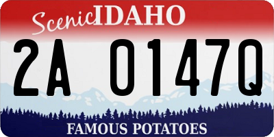 ID license plate 2A0147Q