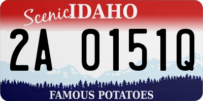 ID license plate 2A0151Q
