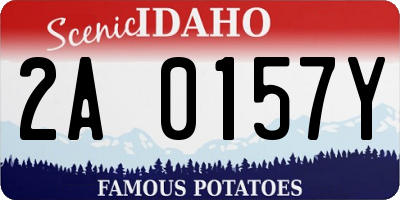 ID license plate 2A0157Y