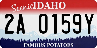 ID license plate 2A0159Y