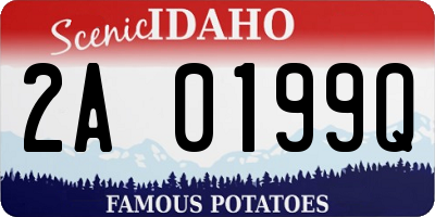 ID license plate 2A0199Q