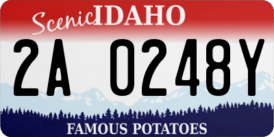 ID license plate 2A0248Y