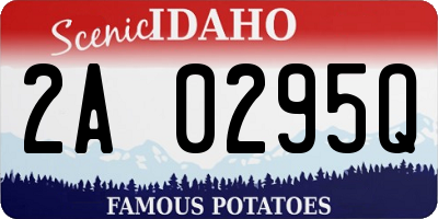 ID license plate 2A0295Q