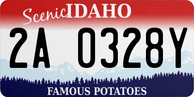 ID license plate 2A0328Y