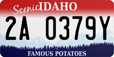 ID license plate 2A0379Y