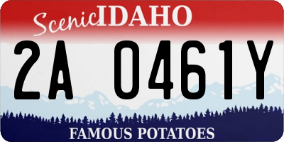 ID license plate 2A0461Y