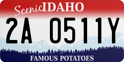 ID license plate 2A0511Y