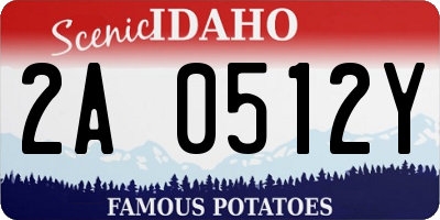 ID license plate 2A0512Y