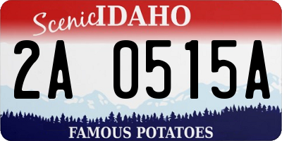 ID license plate 2A0515A