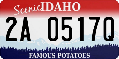 ID license plate 2A0517Q