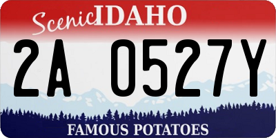 ID license plate 2A0527Y