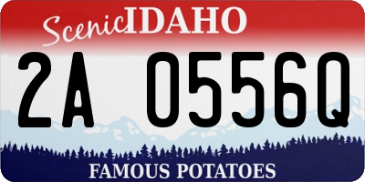 ID license plate 2A0556Q
